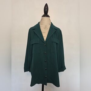 NYC Teal Button-Down Shirt